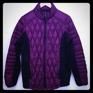 32° Heat purple black coat Large